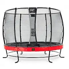 Батут EXIT Elegant Premium 305 cm red з сіткою безпеки Deluxe