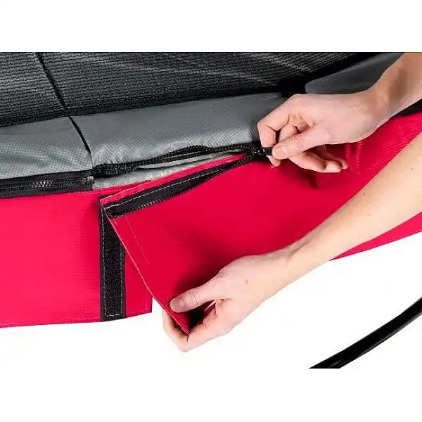 Батут EXIT Elegant Premium 305 cm red з сіткою безпеки Deluxe