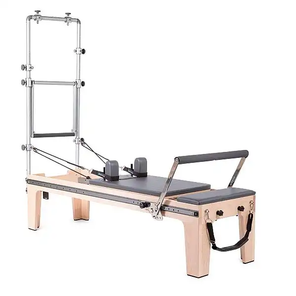 Реформер Elina Pilates Master instructor Fisio з вежою ELN 300171 Grey