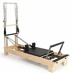 Дерев'яний реформер для пілатесу Elina Pilates з трапецією ELN 300008 Black