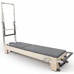 Реформер Elina Pilates Elite Wood з вежою ELN 300006 Grey