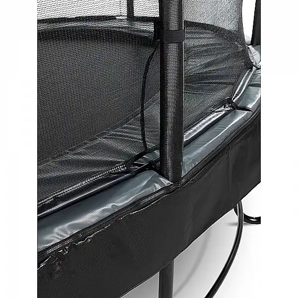 Батут EXIT Elegant Premium 305 чорний, сітка Deluxe