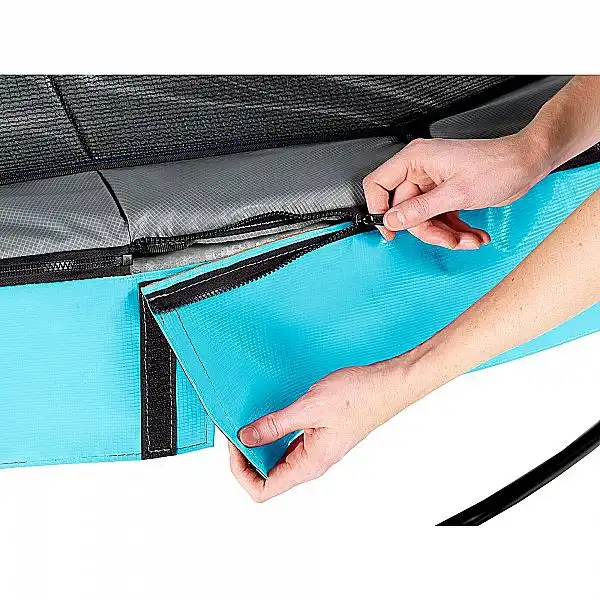 Батут EXIT Elegant Premium 366 cm blue з сіткою безпеки Deluxe для  дітей і дорослих