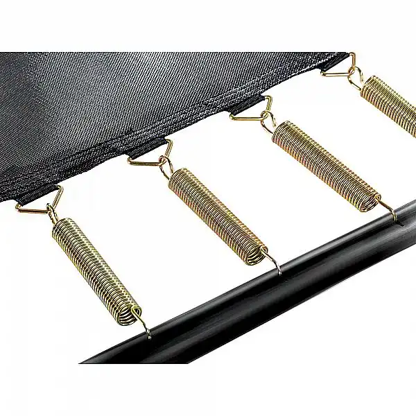 Батут EXIT Elegant Premium прямокутний 214х366 cm black ( великий, для дітей, дорослих, на 200 кг)