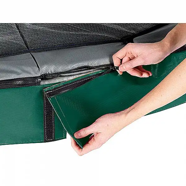 Батут EXIT Elegant Premium прямокутний 214х366 cm green
