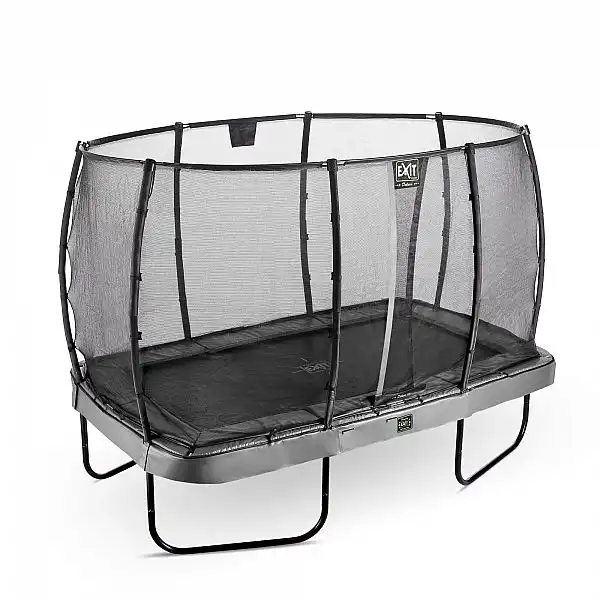 Батут EXIT Elegant Premium прямокутний 214х366 cm сірий