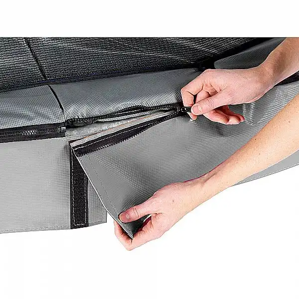 Батут EXIT Elegant Premium 244х427 cm прямокутний grey