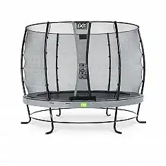 Батут c захисною сіткою EXIT Elegant 305 cm grey