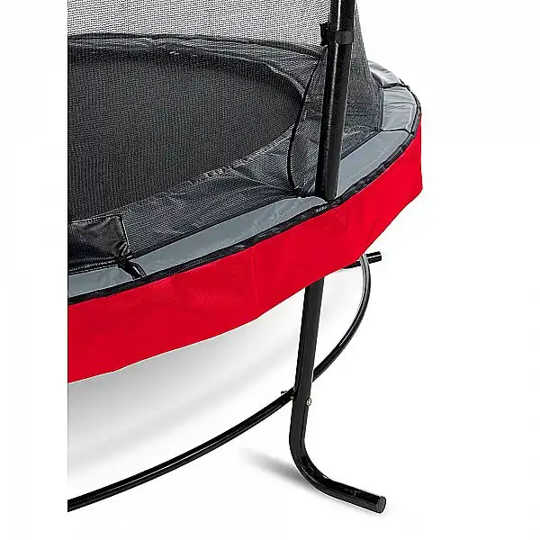 Батут c захисною сіткою EXIT Elegant 305 cm red