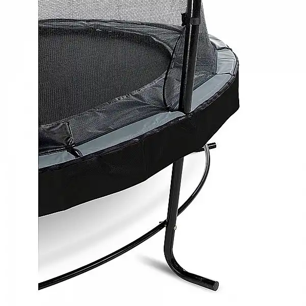 Батут для дорослих і дітей EXIT Elegant 427 cm black з захисною сіткою (Нідерланди)