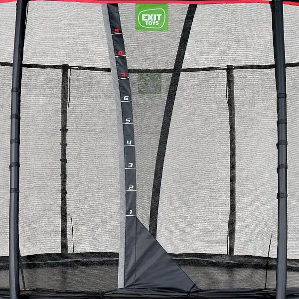 Батут EXIT PeakPro 305см ( для джампингу, фітнесу, для дітей, дорослих чорний з захисною сіткою