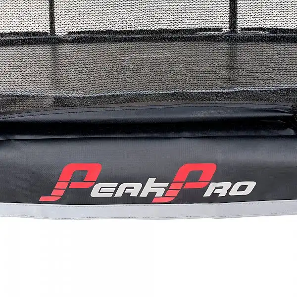 Батут EXIT PeakPro 305см ( для джампингу, фітнесу, для дітей, дорослих чорний з захисною сіткою