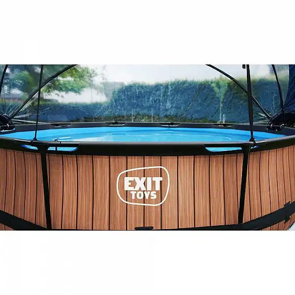 Басейн каркасний 360 х 76 см з куполом EXIT "дерево", для дітей, дачі