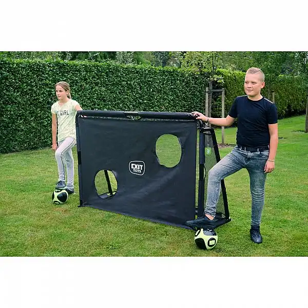 Футбольні ворота EXIT Маестро 180х120 см складні чорні