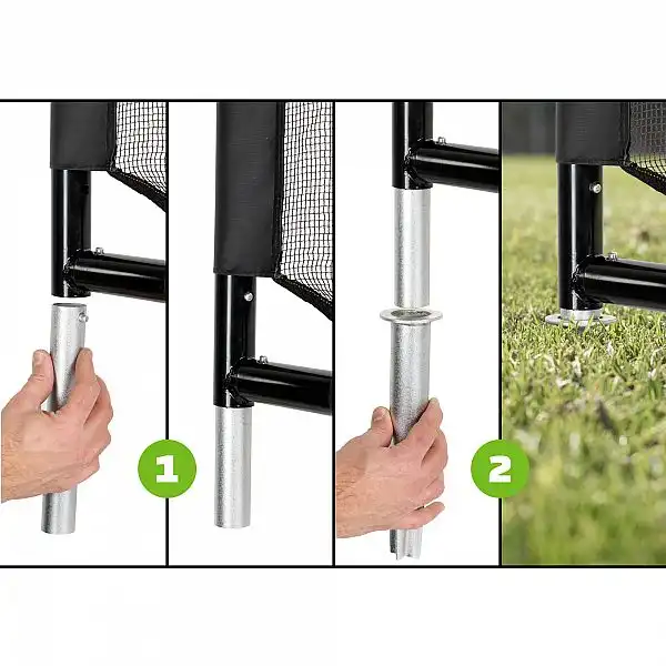 Футбольні ворота EXIT Маестро 180х120 см складні чорні