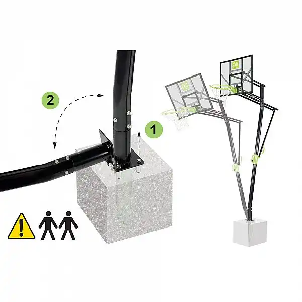 Баскетбольна стойка EXIT Galaxy під бетонування