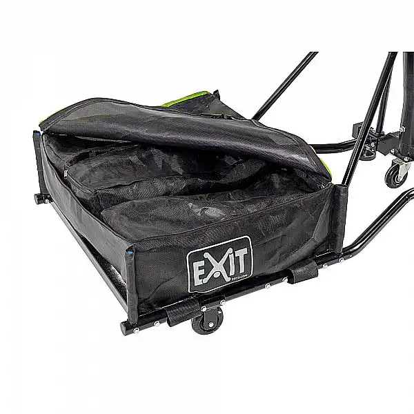 Стойка баскетбольная мобильная EXIT Galaxy black + кольцо с амортизацией