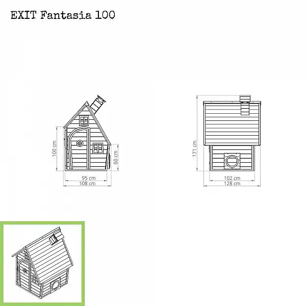 Дерев'яний будиночок EXIT Fantasia