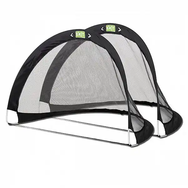 Дитячі складні футбольні ворота EXIT Flexx 120x80 см чорні