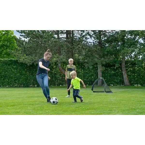 Дитячі складні футбольні ворота EXIT Flexx 120x80 см чорні