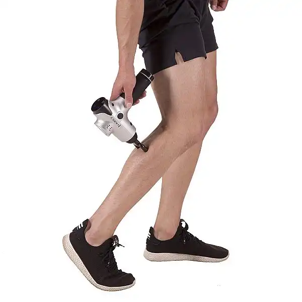 Перкуссионный ручной массажер HMS PDM3123 серебряный