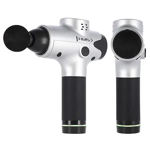 Перкуссионный ручной массажер HMS PDM3123 серебряный