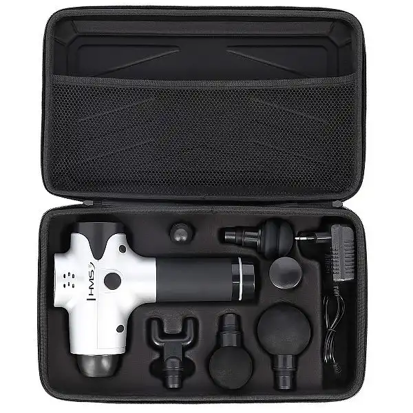 Перкуссионный ручной массажер HMS PDM3123 серебряный