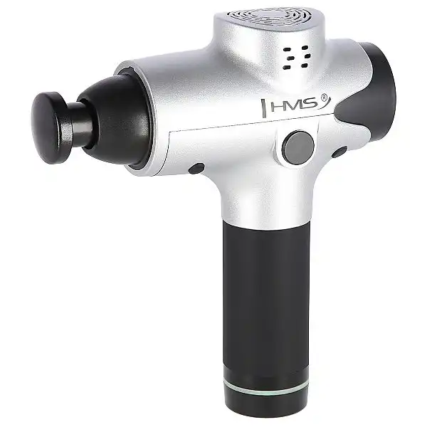 Перкуссионный ручной массажер HMS PDM3123 серебряный