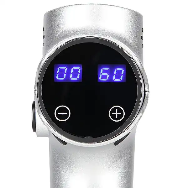 Перкуссионный ручной массажер HMS PDM3123 серебряный