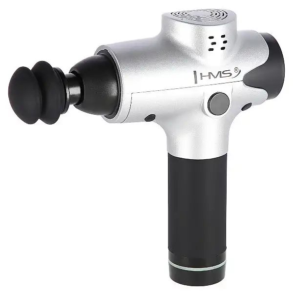 Перкуссионный ручной массажер HMS PDM3123 серебряный