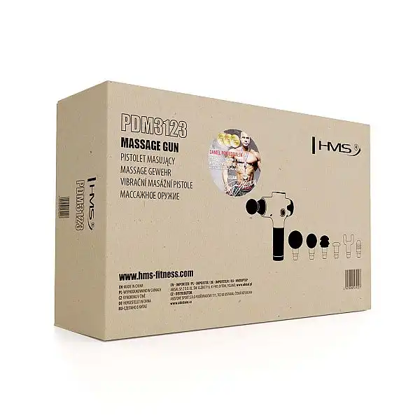 Перкуссионный ручной массажер HMS PDM3123 серебряный