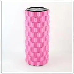 Массажный ролик HMS FS101 розовый 33см