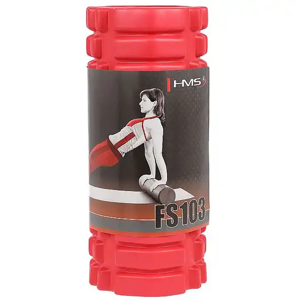 Масажний ролик HMS FS103 червоний 33см