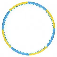 Хула-хуп 110см HMS HHP022 жовтий-синій