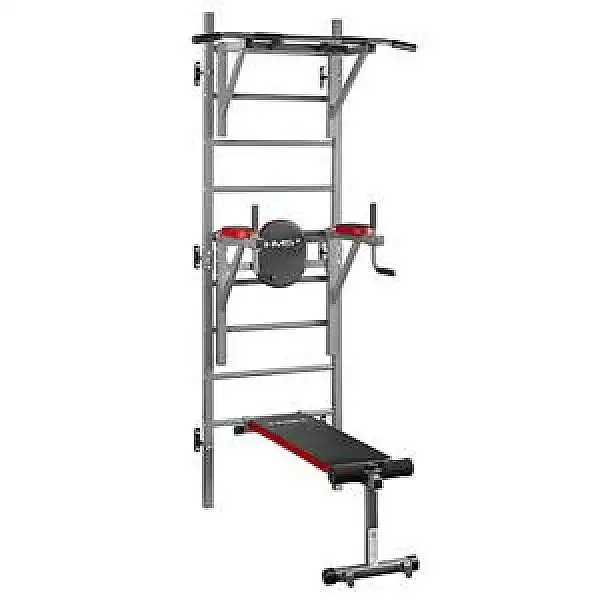 Гимнастическая стремянка с брусьями, турником и лавой HMS DWL2503