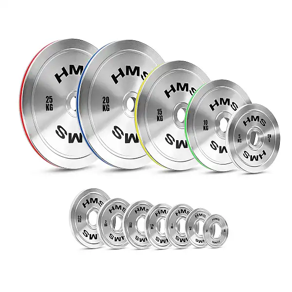Диски для олімпійської штанги калібровані HMS TOS 2x25кг