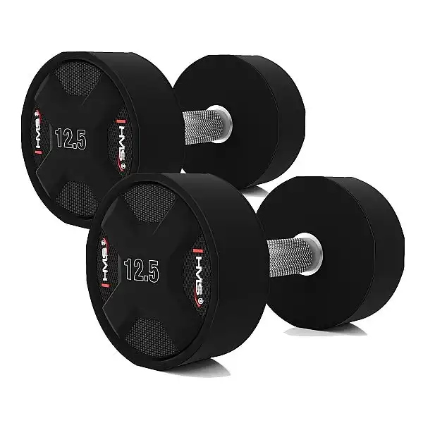 Гантельний ряд для спортзалу 275кг HMS HPC SET (2x2.5-25кг)