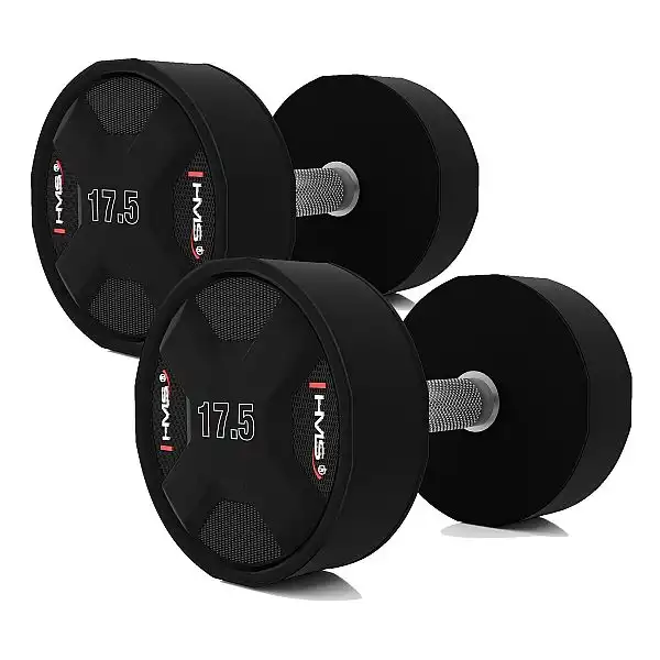Гантельний ряд для спортзалу 275кг HMS HPC SET (2x2.5-25кг)