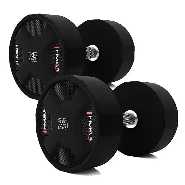 Гантельний ряд для спортзалу 275кг HMS HPC SET (2x2.5-25кг)