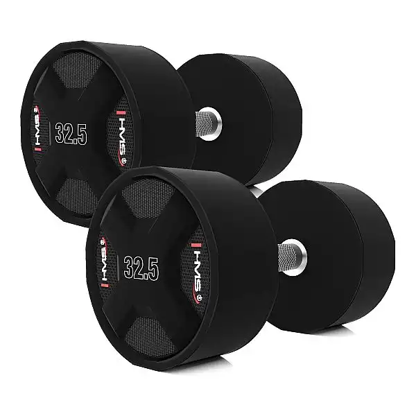 Гантельний ряд для спортзалу 325кг HMS HPC SET (2x27.5-37.5кг)