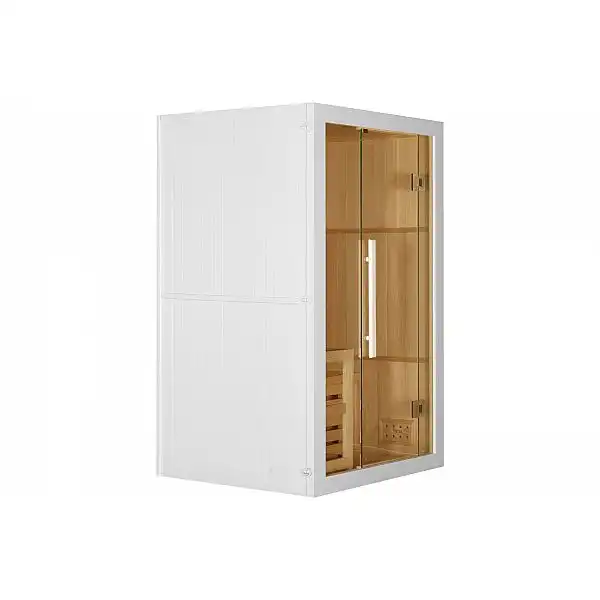 EA2 Біла фінська сауна з каменкою