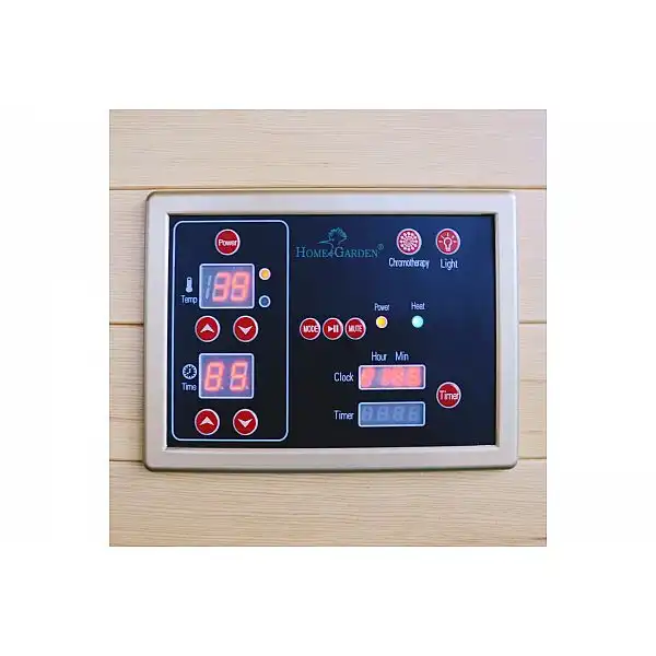 EA4R Біла інфрачервона сауна з кольоротерапією