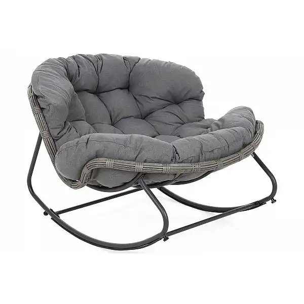 Комплект крісел з техноротангу Palermo Grey / Grey