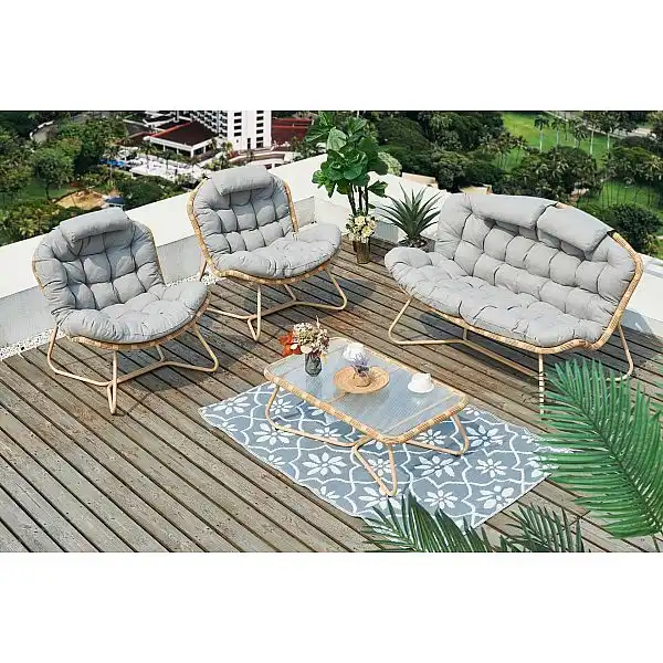 Садові меблі з техноратангу Palermo Beige / Light Grey