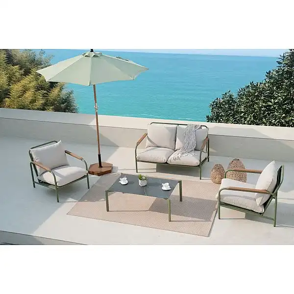 Садові меблі з алюмінію Como Grey / сірого кольору