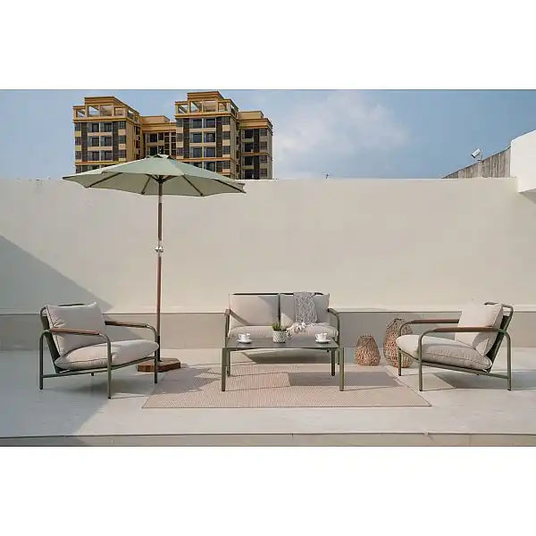 Садові меблі з алюмінію Como Grey / сірого кольору