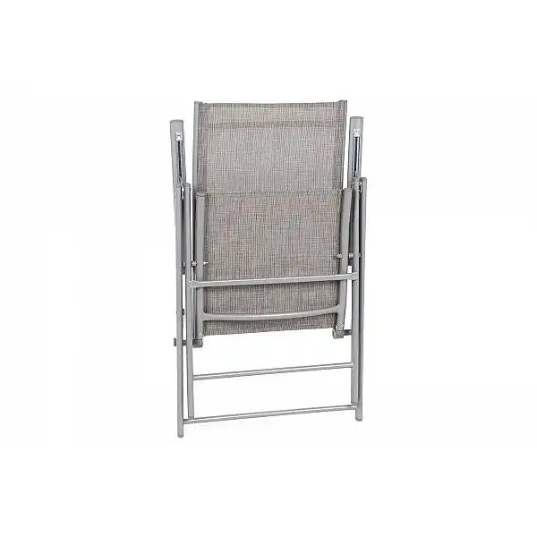 Металеві садові меблі Casablanca 150 см Silver / Taupe Melange 6+1