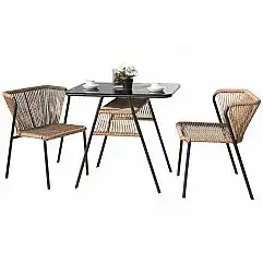 Садові меблі Fiuggi Black / Beige