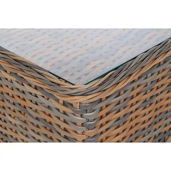 Садові меблі з техноратангу Foggia Ginger Melange / Dark Grey