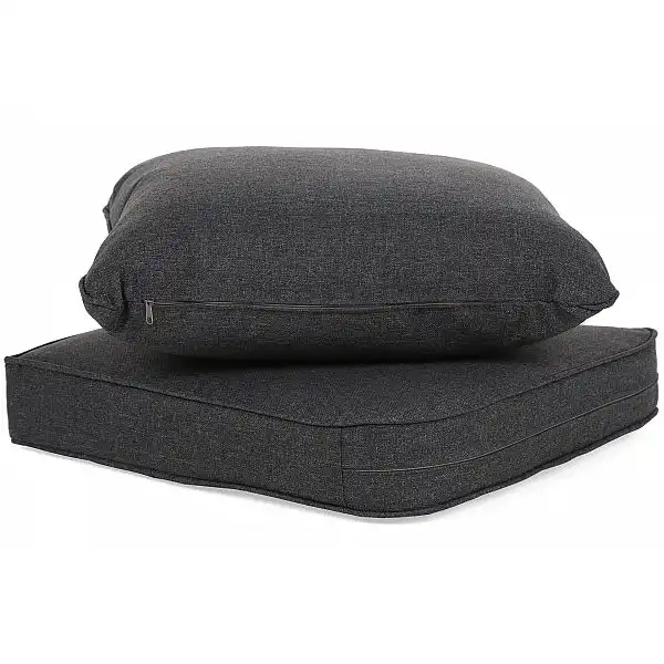 Садові меблі з техноратангу Foggia Ginger Melange / Dark Grey